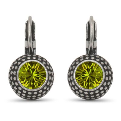 Pendientes colgantes LEA con Premium Crystal de Soul Collection en caqui