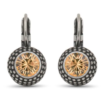 Aretes colgantes LEA con Premium Crystal de Soul Collection en Light Colorado Topaz