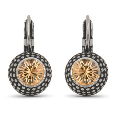 Boucles d'oreilles pendantes LEA avec cristal Premium de Soul Collection en Light Colorado Topaz