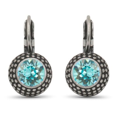 Earrings LEA with Premium Crystal from Soul Collection in Light Turquoise