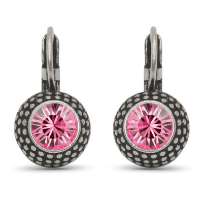 Pendientes LEA con Cristal Premium de Soul Collection en rosa