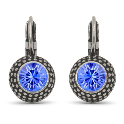 Drop earrings LEA with premium crystal from Soul Collection in sapphire