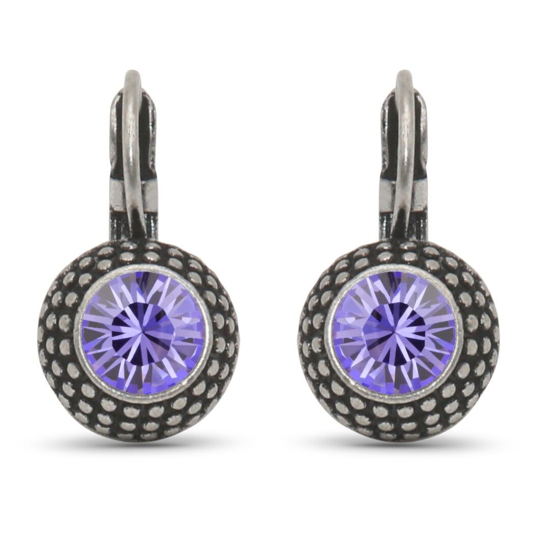 Orecchini LEA con Cristallo Premium della Collezione Soul in Tanzanite