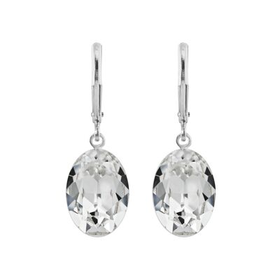 Drop Earrings Lina with Premium Crystal from Soul Collection in Crystal