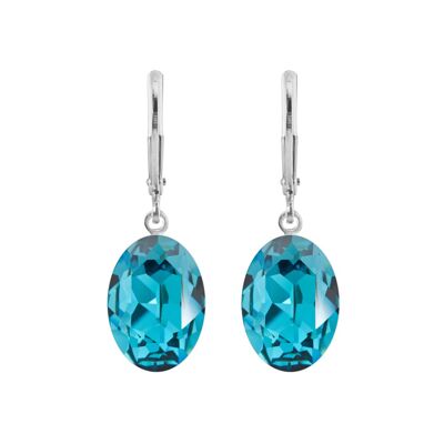 Boucles d'oreilles Lina avec cristal Premium de Soul Collection en Indicolite