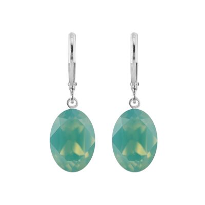 Aretes colgantes Lina con Premium Crystal de Soul Collection en Pacific Opal