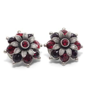 Clip d'oreille Blossom Flavia avec Premium Crystal de Soul Collection in Siam