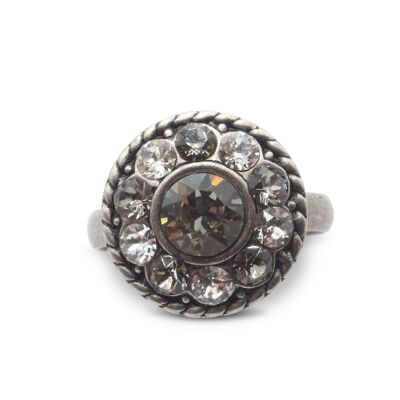 Ring Natalie with Premium Crystal from Soul Collection in Crystal - Blue Diamond