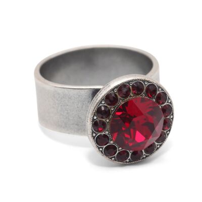 Ring Samira with Premium Crystal from Soul Collection in Siam - Garnet