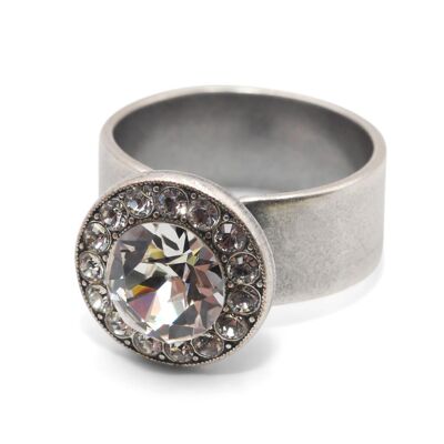 Ring Samira with Premium Crystal from Soul Collection in Crystal
