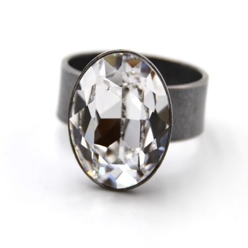 Ring Glamour mit Premium Crystal von Soul Collection in Crystal