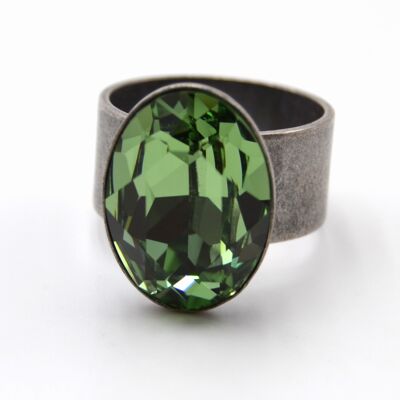 Ring Glamor with Premium Crystal from Soul Collection in Erinite
