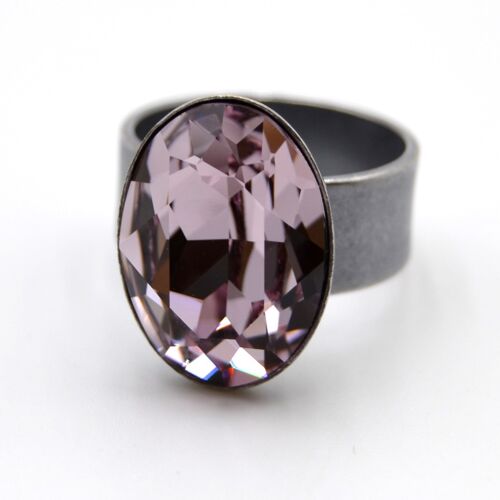 Ring Glamour mit Premium Crystal von Soul Collection in Light Amethyst