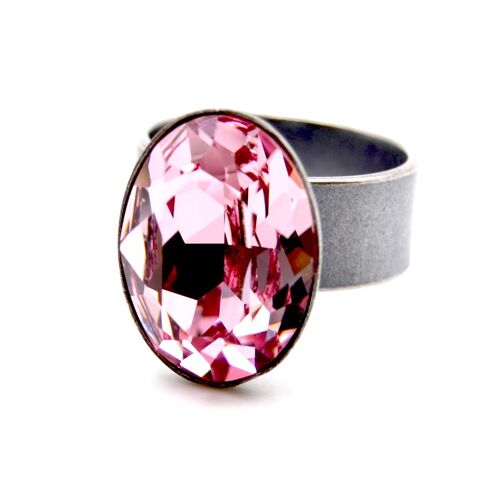 Ring Glamour mit Premium Crystal von Soul Collection in Light Rose