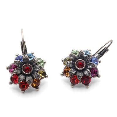 Earrings Blossom Flavia with Premium Crystal from Soul Collection in multi