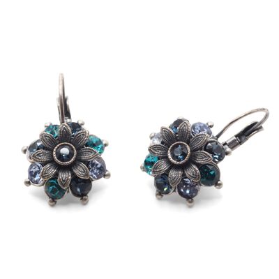 Earrings Blossom Flavia with Premium Crystal from Soul Collection in Montana Mix