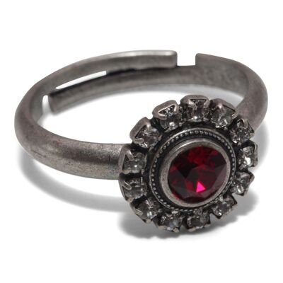 Anello Cecilia con cristallo premium della collezione Soul in ametista