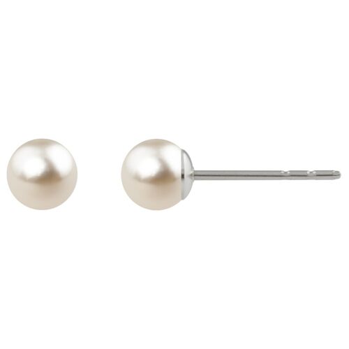 Perlen Ohrstecker Luna mit Premium Crystal von Soul Collection in Cream