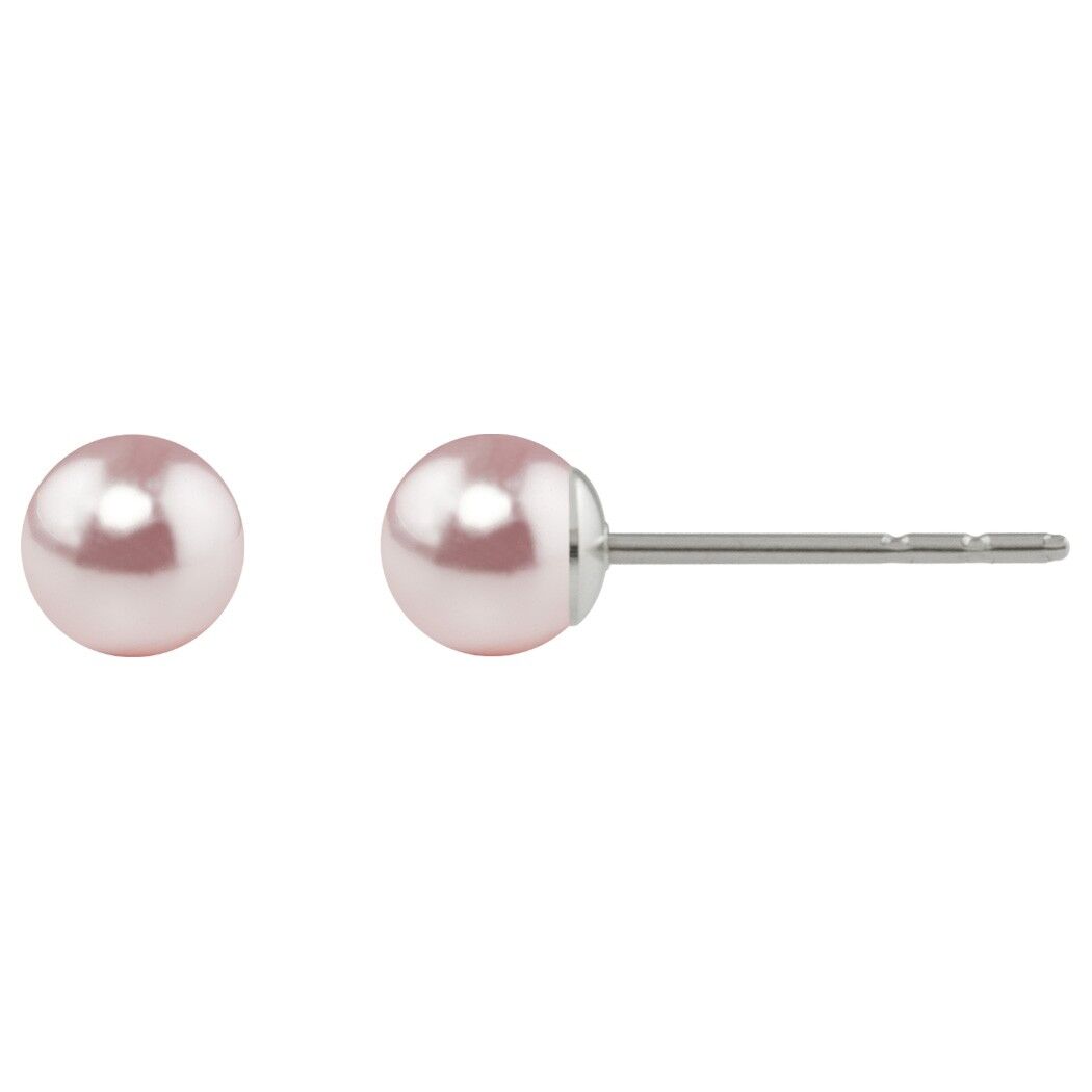 Orecchini a perno Luna con Cristallo Premium della Collezione Soul in Rosaline