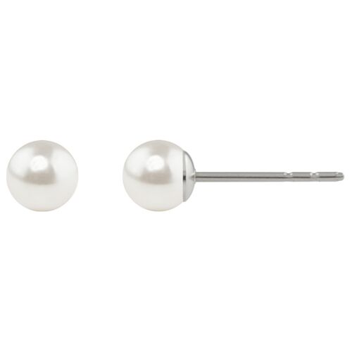 Perlen Ohrstecker Luna mit Premium Crystal von Soul Collection in White