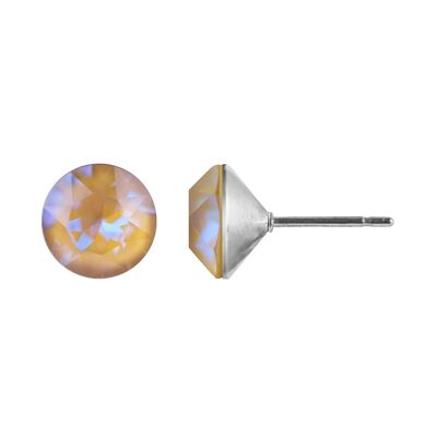 Clous d'oreilles Delia avec cristal haut de gamme de la collection Soul en cappuccino Delite
