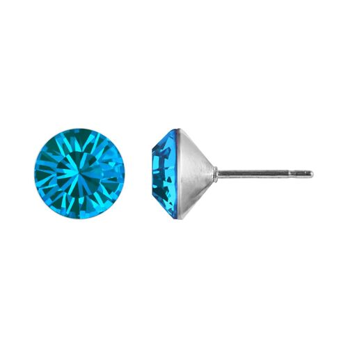 Ohrstecker Delia mit Premium Crystal von Soul Collection in Indicolite