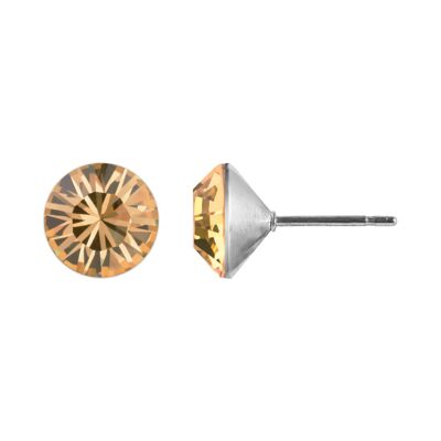 Delia stud earrings with Premium Crystal from Soul Collection in Light Colorado Topaz