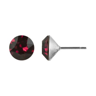 Delia Stud Earrings with Premium Crystal from Soul Collection in Ruby