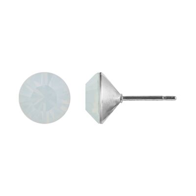 Delia Stud Earrings with Premium Crystal from Soul Collection in White Opal