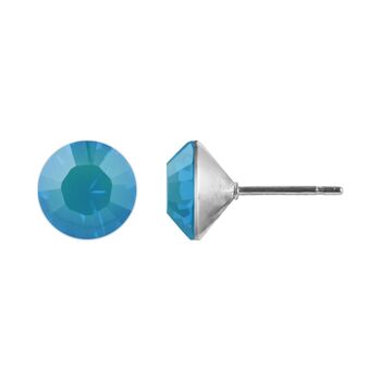 Boucles d'oreilles à tige Talina avec cristal de qualité supérieure de la collection Soul en opale bleue des Caraïbes