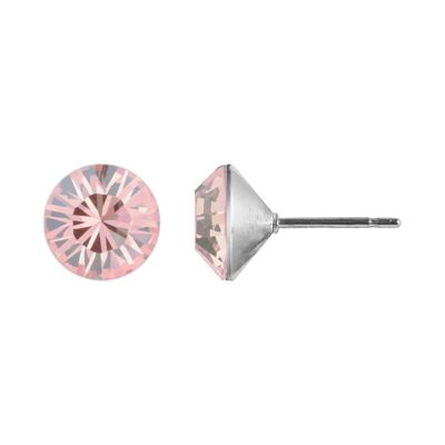 Talina ear studs with premium crystal from Soul Collection in vintage rose