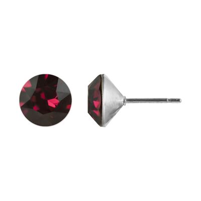 Aurelia Stud Earrings with Premium Crystal from Soul Collection in Ruby