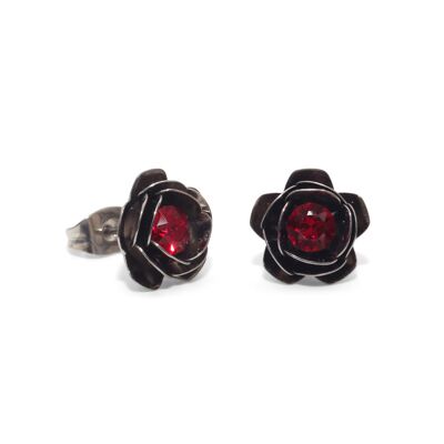 Rose Stud Earrings with Premium Crystal from Soul Collection in Siam 3