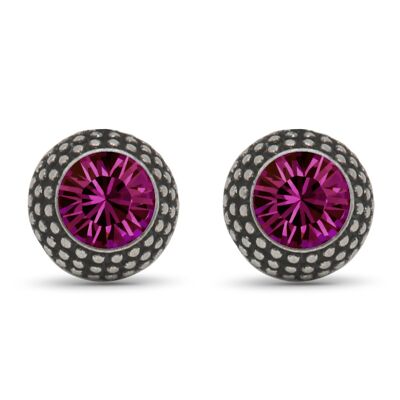Ear studs Lea with Premium Crystal from Soul Collection in Amethyst 43