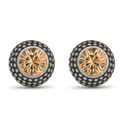 Clous d'oreilles Lea avec cristal haut de gamme de Soul Collection en Light Colorado Topaz 52