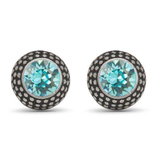 Ohrstecker Lea mit Premium Crystal von Soul Collection in Light Turquoise 56