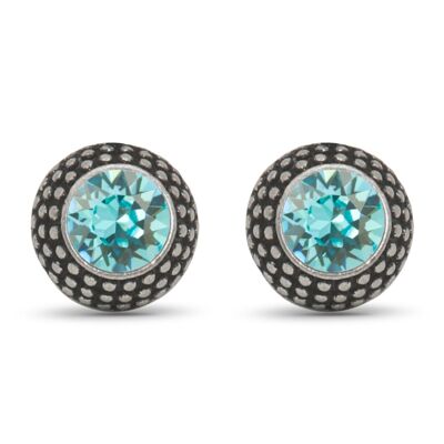 Clous d'oreilles Lea avec Premium Crystal de Soul Collection en Light Turquoise 56