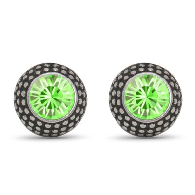 Ear studs Lea with Premium Crystal from Soul Collection in Peridot 59