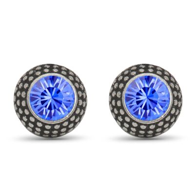 Ear studs Lea with Premium Crystal from Soul Collection in Sapphire 62