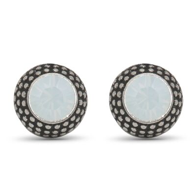 Ear studs Lea with Premium Crystal from Soul Collection in White Opal 70