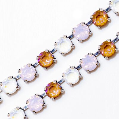 Armband Talina mit Premium Crystal von Soul Collection in Cappuccino Delite - Light Grey Delite - Rose Water Opal 115