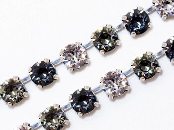 Bracelet Talina avec Cristal Premium de Soul Collection en Cristal - Diamant Noir - Silvernight 117