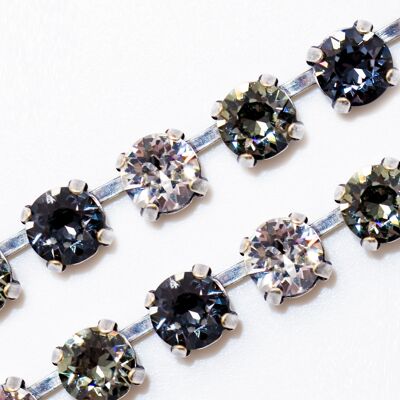 Pulsera Talina con Cristal Premium de la Colección Soul en Cristal - Black Diamond - Silvernight