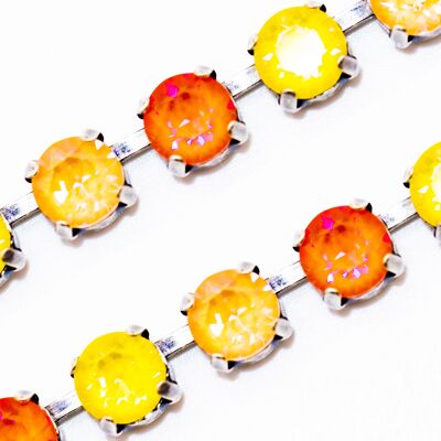 Bracelet Talina with Premium Crystal from Soul Collection in Sunshine Delite - Peach Delite - Orange Glow Delite 130