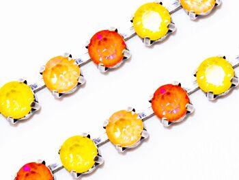 Bracelet Talina avec Premium Crystal de Soul Collection en Sunshine Delite - Peach Delite - Orange Glow Delite 130