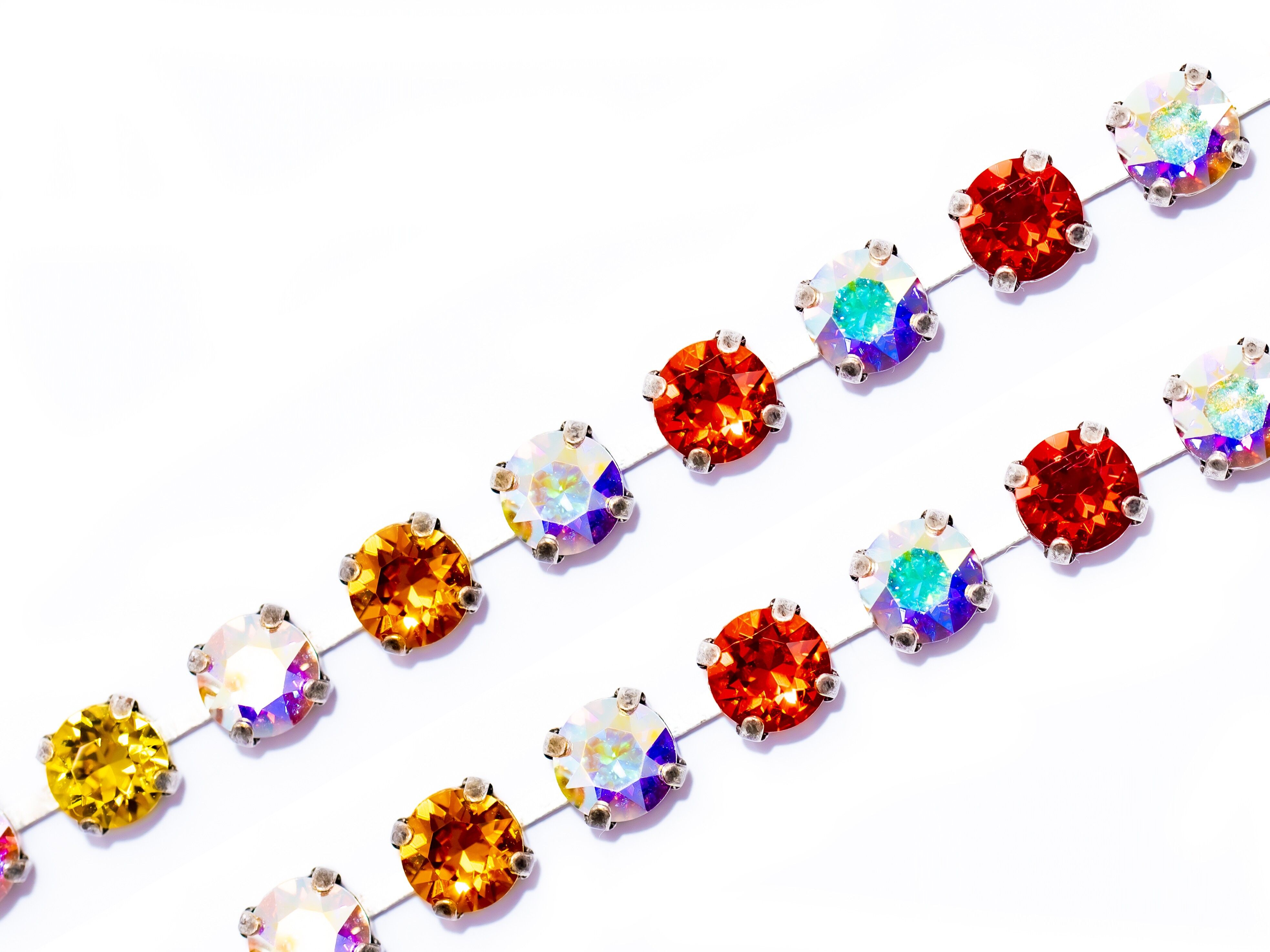 Pulsera Talina con Cristal Premium de la Colección Soul en Mezcla de Mandarina