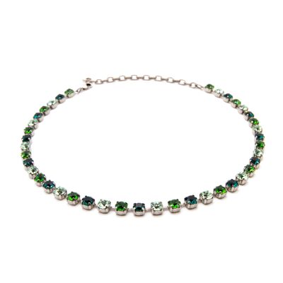 Collar Apolonia con Cristal Premium de Soul Collection en Verde Helecho - Esmeralda - Crisólito 135