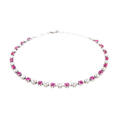 Collier Apolonia mit Premium Crystal von Soul Collection in Fuchsia - Crystal 136