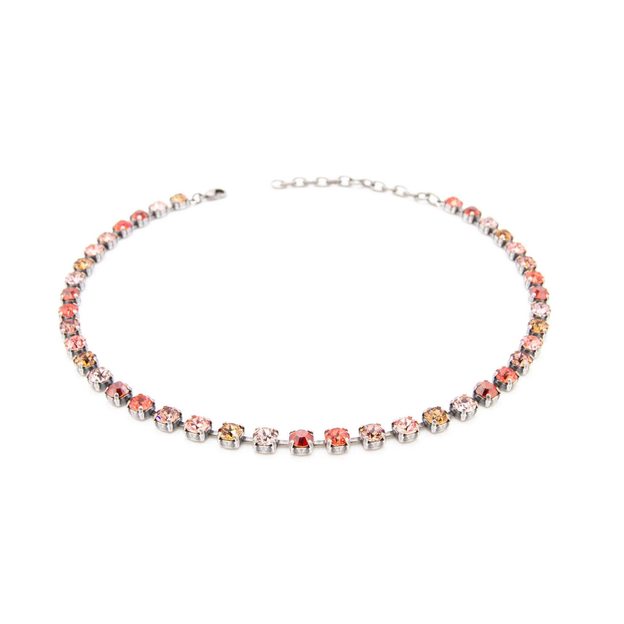 Collier Apolonia mit Premium Crystal von Soul Collection in Red Magma - Padparadscha - Blush Rose