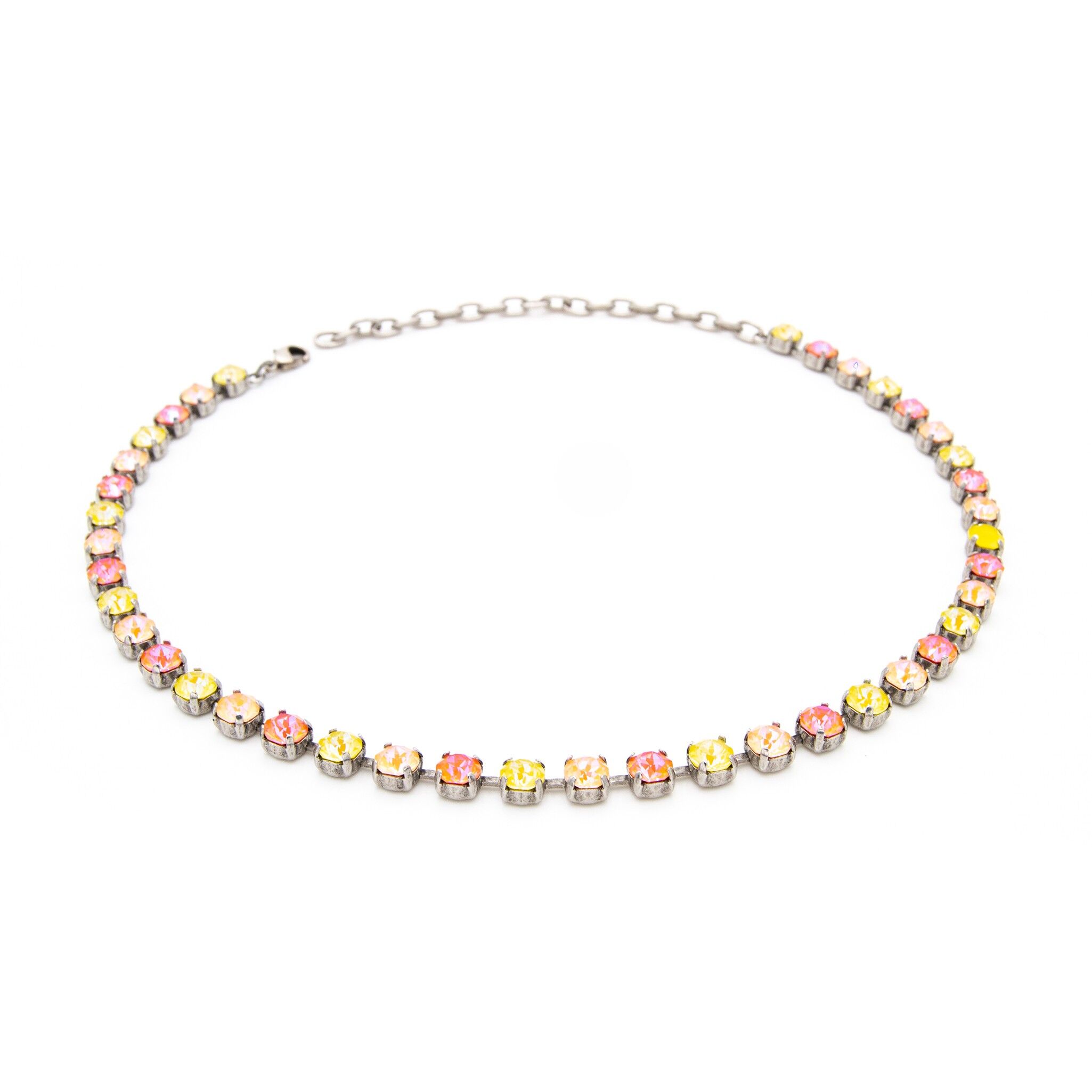 Collana Apolonia con cristallo Premium della collezione Soul nei colori Sunshine Delite - Peach Delite - Orange Glow Delite